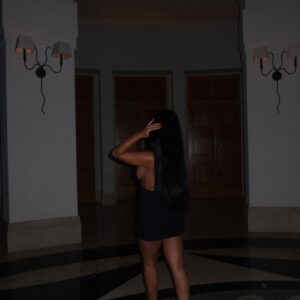 Midnight Backless Dress